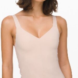 Lululemon Athletica Beige Simply Sleek 2-in1 Tank